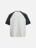 DAXUEN Oversized raglan sleeve t-shirt with graphic print
