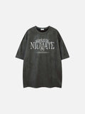 DAXUEN Oversized graphic t-shirt with skeleton design