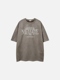 DAXUEN Oversized graphic t-shirt with skeleton design