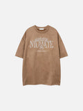 DAXUEN Oversized graphic t-shirt with skeleton design