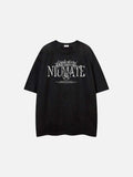 DAXUEN Oversized graphic t-shirt with skeleton design