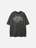 DAXUEN Oversized graphic t-shirt with skeleton design