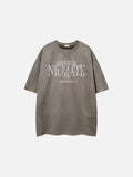 DAXUEN Oversized graphic t-shirt with skeleton design