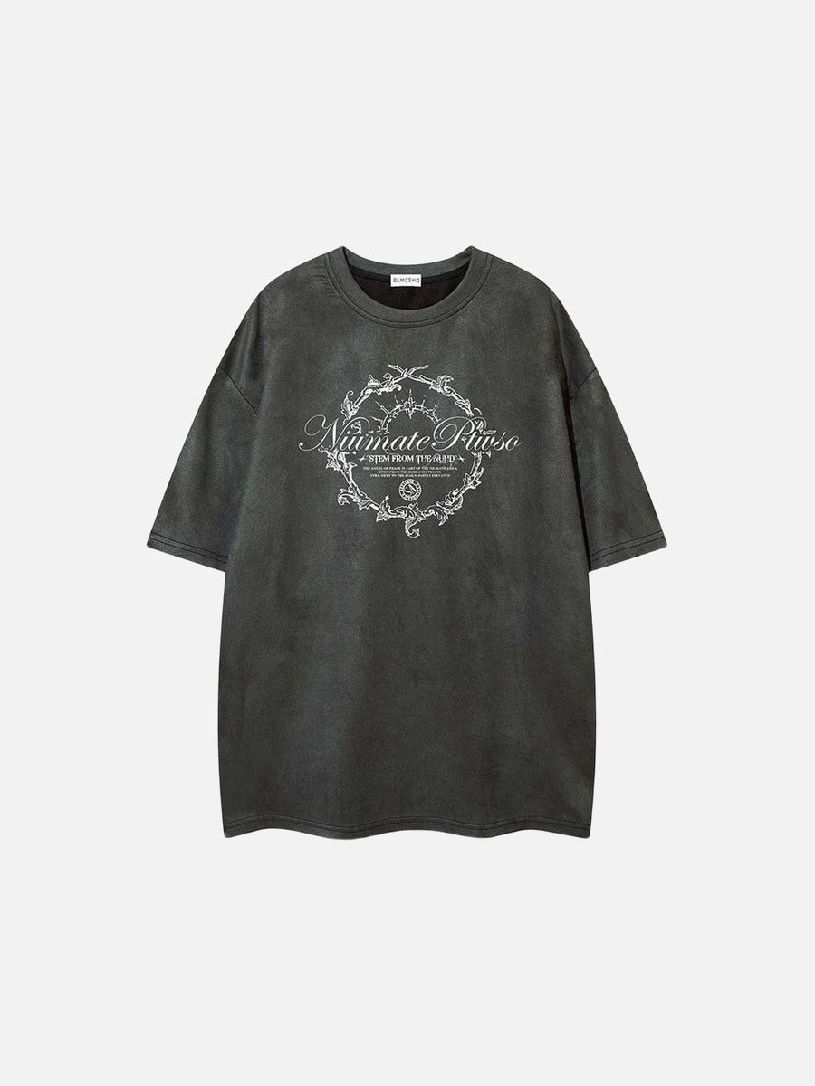 DAXUEN Niumate Ruuso Gothic Graphic T-Shirt