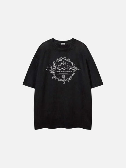 DAXUEN Niumate Ruuso Gothic Graphic T-Shirt