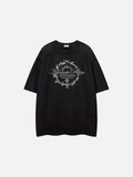 DAXUEN Niumate Ruuso Gothic Graphic T-Shirt