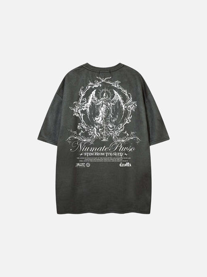 DAXUEN Niumate Ruuso Gothic Graphic T-Shirt