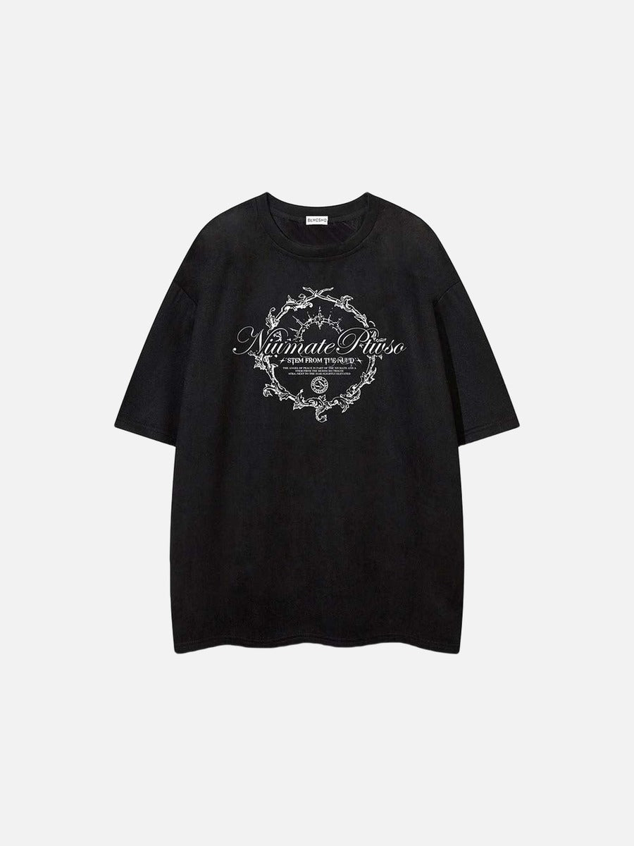 DAXUEN Niumate Ruuso Gothic Graphic T-Shirt
