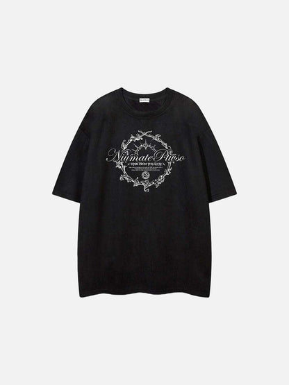 DAXUEN Niumate Ruuso Gothic Graphic T-Shirt