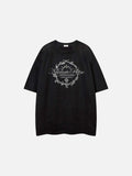 DAXUEN Niumate Ruuso Gothic Graphic T-Shirt