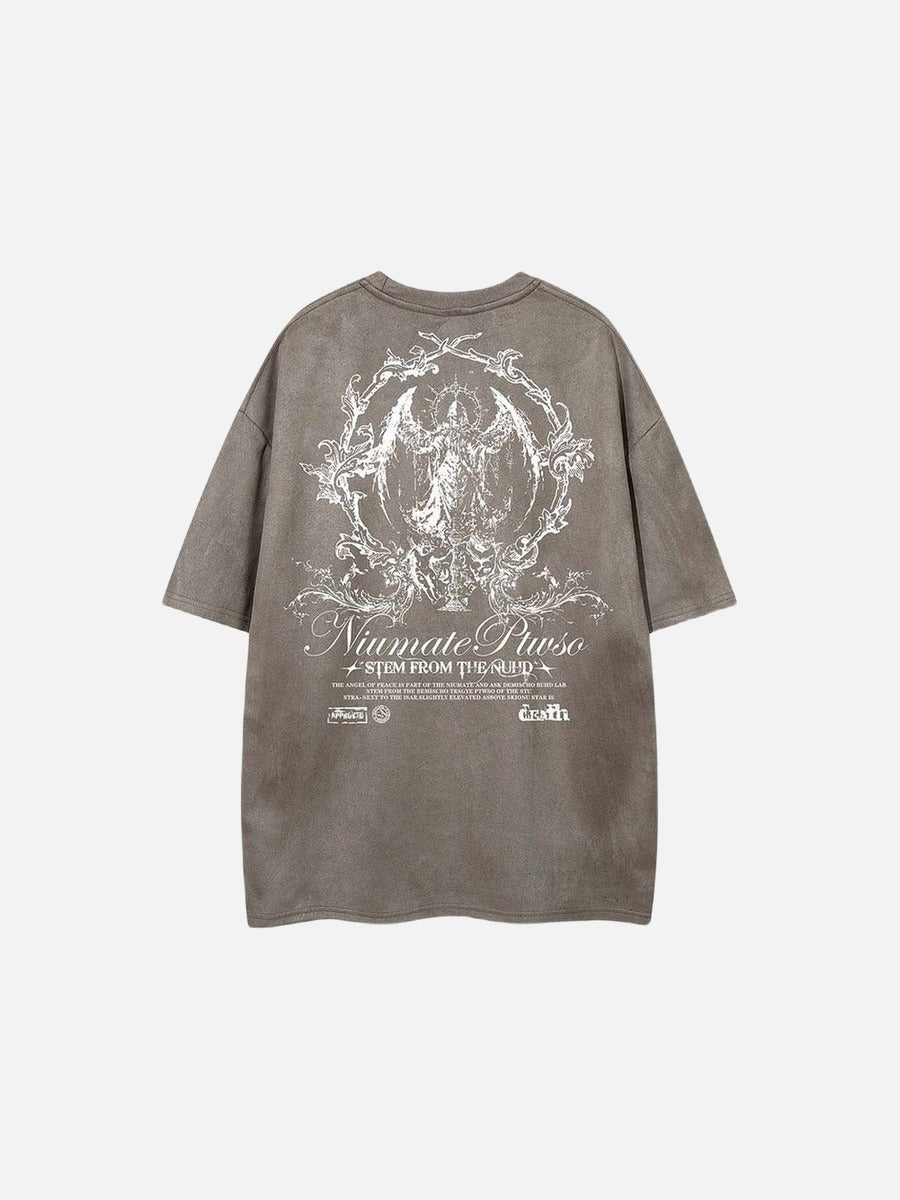 DAXUEN Niumate Ruuso Gothic Graphic T-Shirt