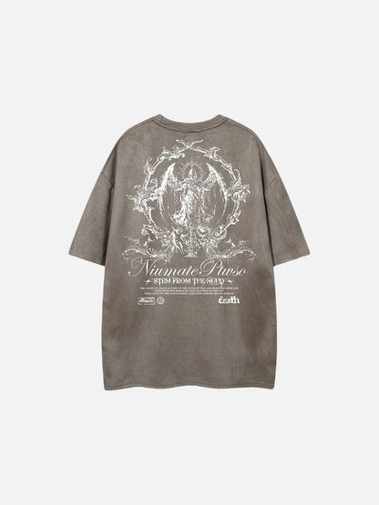 DAXUEN Niumate Ruuso Gothic Graphic T-Shirt
