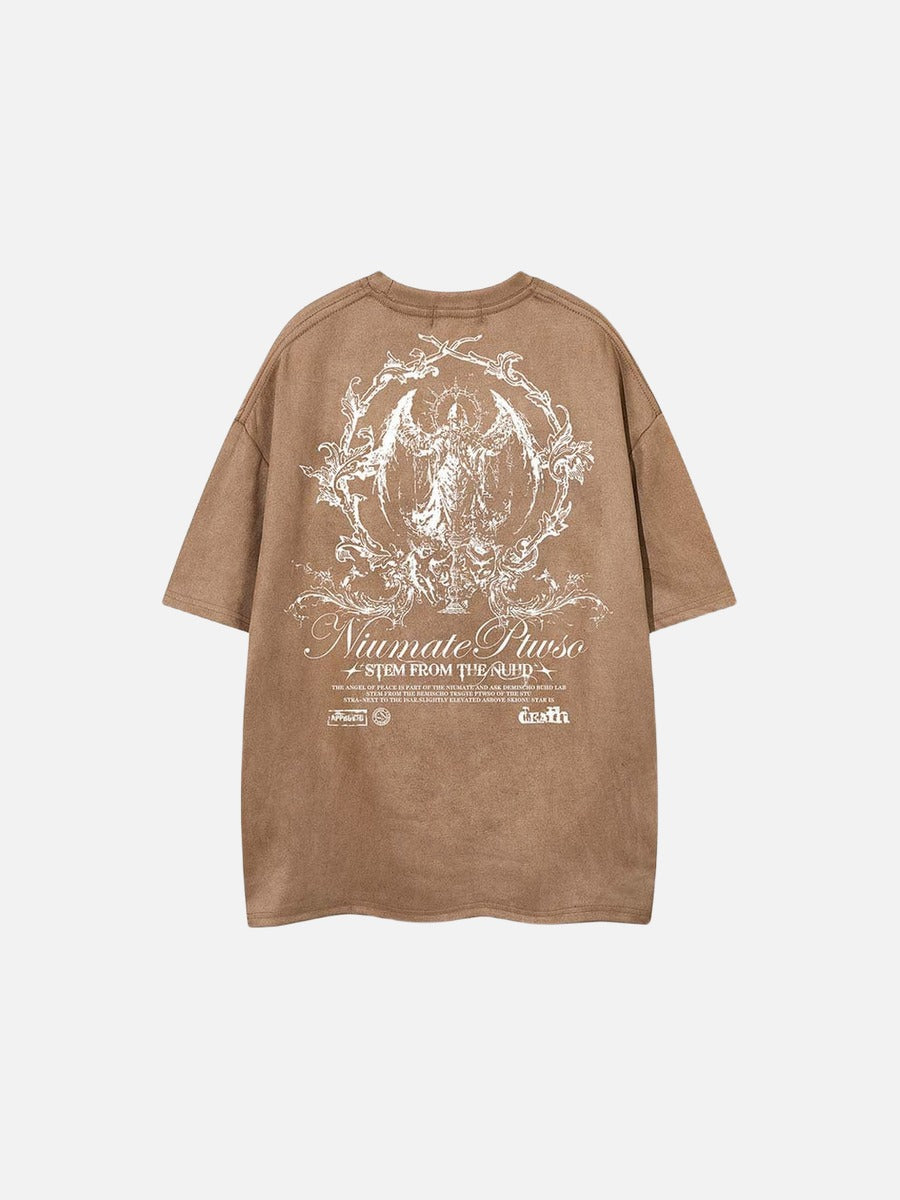 DAXUEN Niumate Ruuso Gothic Graphic T-Shirt