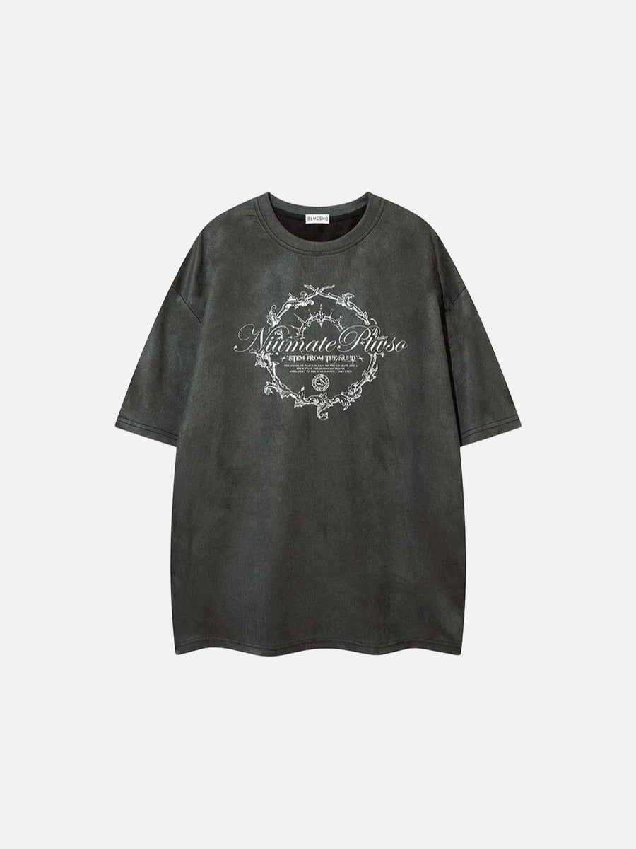 DAXUEN Niumate Ruuso Gothic Graphic T-Shirt