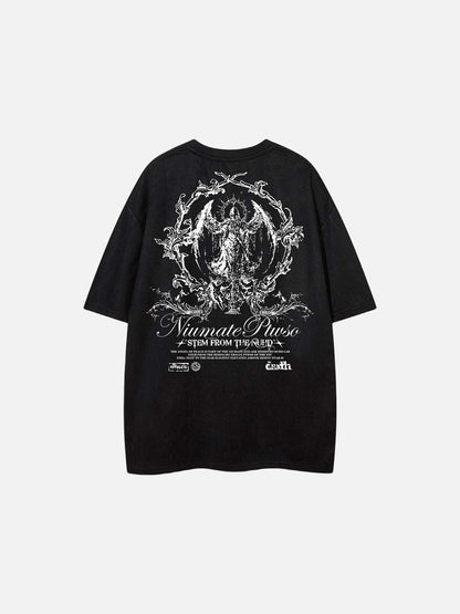 DAXUEN Niumate Ruuso Gothic Graphic T-Shirt