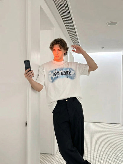 No End Graphic Oversized T-Shirt