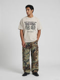 DAXUEN Oversized short-sleeved t-shirt with graphic print — model photo