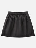 Asymmetrical Mini Skort with Inner Shorts