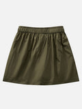 Asymmetrical Mini Skort with Inner Shorts