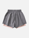 Layered Women's Athletic Shorts
