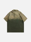Ombre Polo Shirt with Kangaroo Pocket