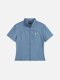 Fitted Zip-Up Top for Women