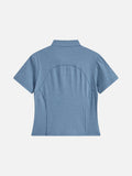 Fitted Zip-Up Top for Women