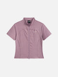 Fitted Zip-Up Top for Women