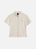 Fitted Zip-Up Top for Women