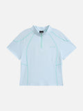 Charcoal Slim-Fit Cropped Athletic Top