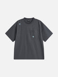 Abstract Embroidered Oversized T-Shirt