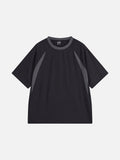 Contrasting Color Casual T-Shirt