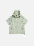 Chill Vibes Short-Sleeve Windbreaker Jacket