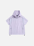 Chill Vibes Short-Sleeve Windbreaker Jacket