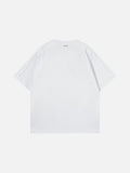 DAXUEN Short-sleeve crew neck t-shirt with text print