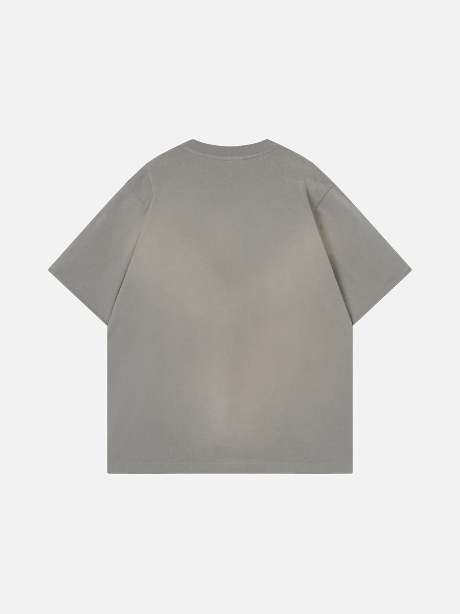 DAXUEN Oversized graphic T-shirt featuring hourglass design