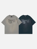 DAXUEN Oversized graphic T-shirt featuring hourglass design