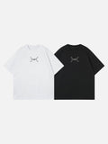 DAXUEN Graphic t-shirt with numbers and pins design