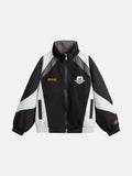 Color-Blocked Track Jacket with Crest Logo