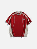 Curved Stitch Baseball Graphic T-Shirt