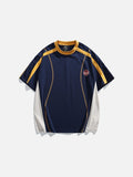 Curved Stitch Baseball Graphic T-Shirt