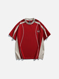 Baseball-Stitch Graphic T-Shirt