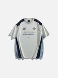 Color-Blocked Oldtribe Graphic T-Shirt