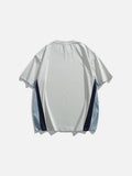 Color-Blocked Oldtribe Graphic T-Shirt