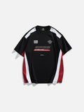 Color-Blocked Oldtribe Graphic T-Shirt