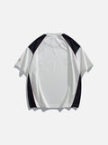 Color-Blocked Shield Patch T-Shirt