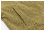 DAXUEN olive green cropped corduroy jacket