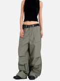 DAXUEN olive green wide-leg cargo pants