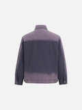 DAXUEN ombre grey horseback graphic jacket