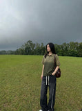 DAXUEN Ombre polo shirt with kangaroo pocket — model photo